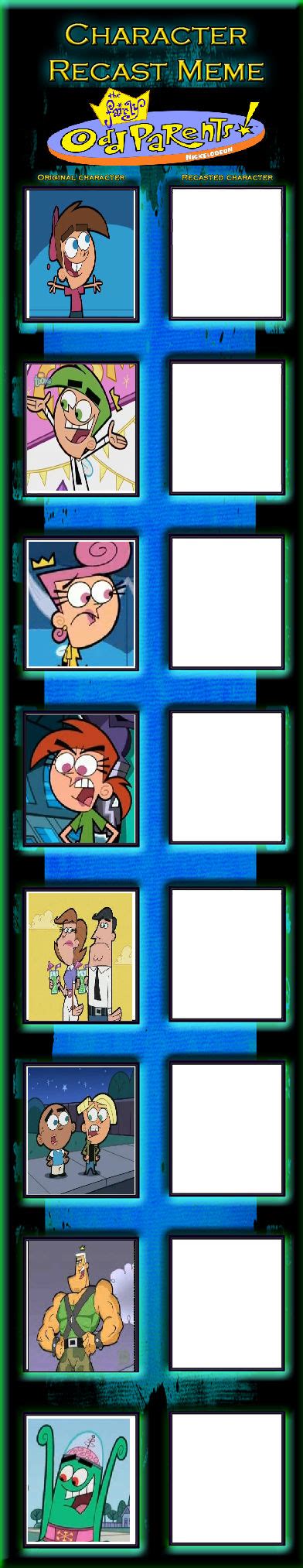 Make Your Own Fairly Odd Parents Cast .